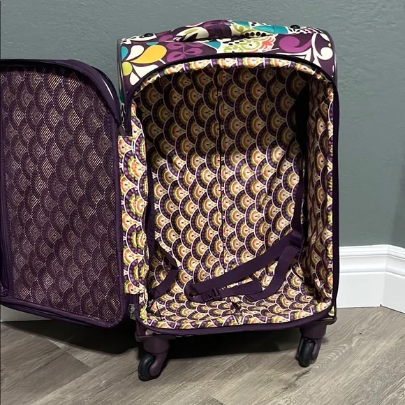 Vera Bradley Purple Floral Travel Bag - Picture 7 of 7